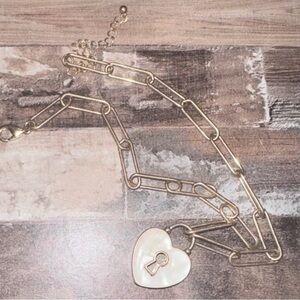 Gold Branch Necklace with Crystal Accents